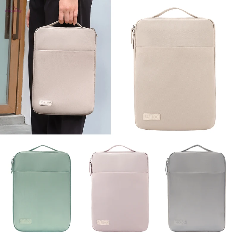 

Портативная сумка-чехол для ноутбука Macbook 12, 13,3, 14, 15,6 дюймов, сумка для ноутбука, чехол для переноски, деловой портфель, водонепроницаемая до...