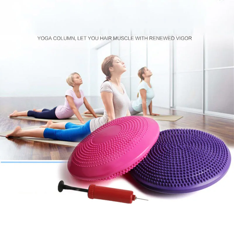 Балансировочная подушка для сидения Массажная йоги дисковая занятий йогой мячик