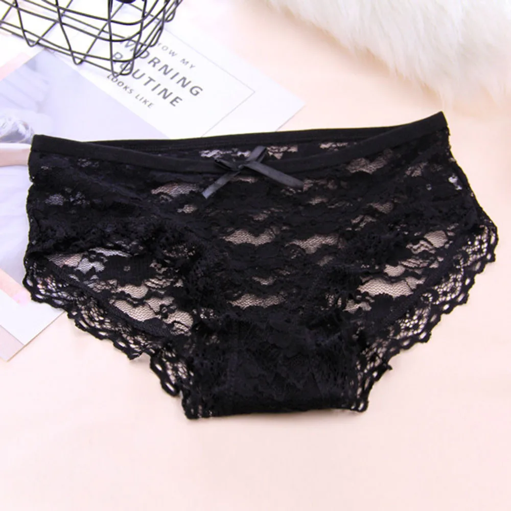 Женское нижнее белье сексуальные кружевные сетчатые прозрачные трусики