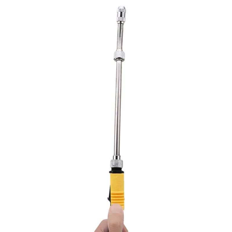 

Long Rod Stainless Steel Lance Nozzle High Pressure Car Washer Water Gun Quick Connect Spray Cleaning