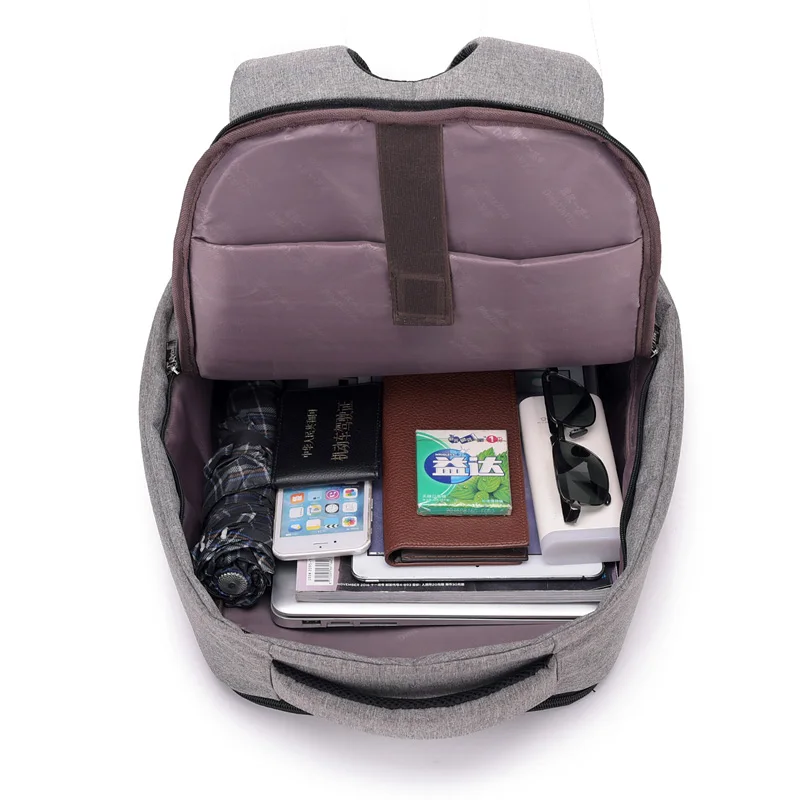 

NINDOT USB Charging 15.6inch Laptop Men Backpacks Student School Bags Large Capacity Business Rucksacks Travel Male Mochila