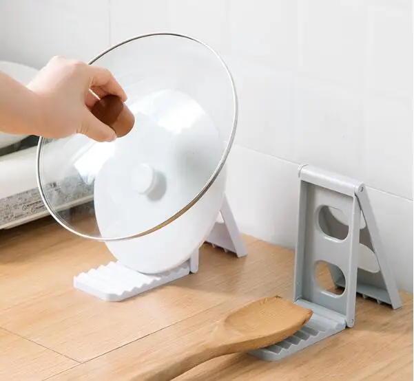 Настенная полка для крышки кухонной плиты вилки ложки лопатки пластиковая