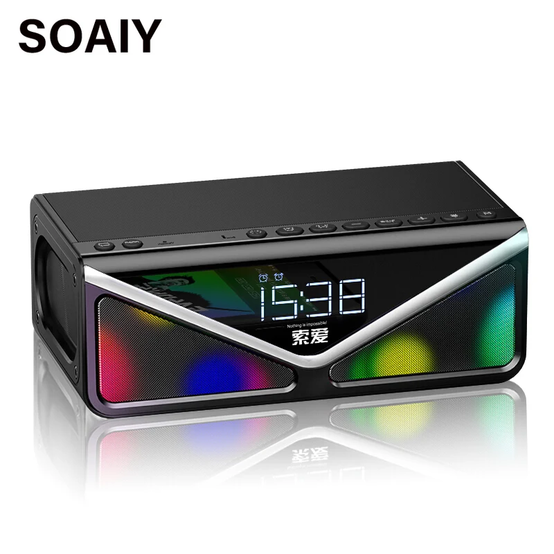 Soaiy S89 Колонка для вечевечерние сабвуфер дома и автомобиля мощная колонка 5