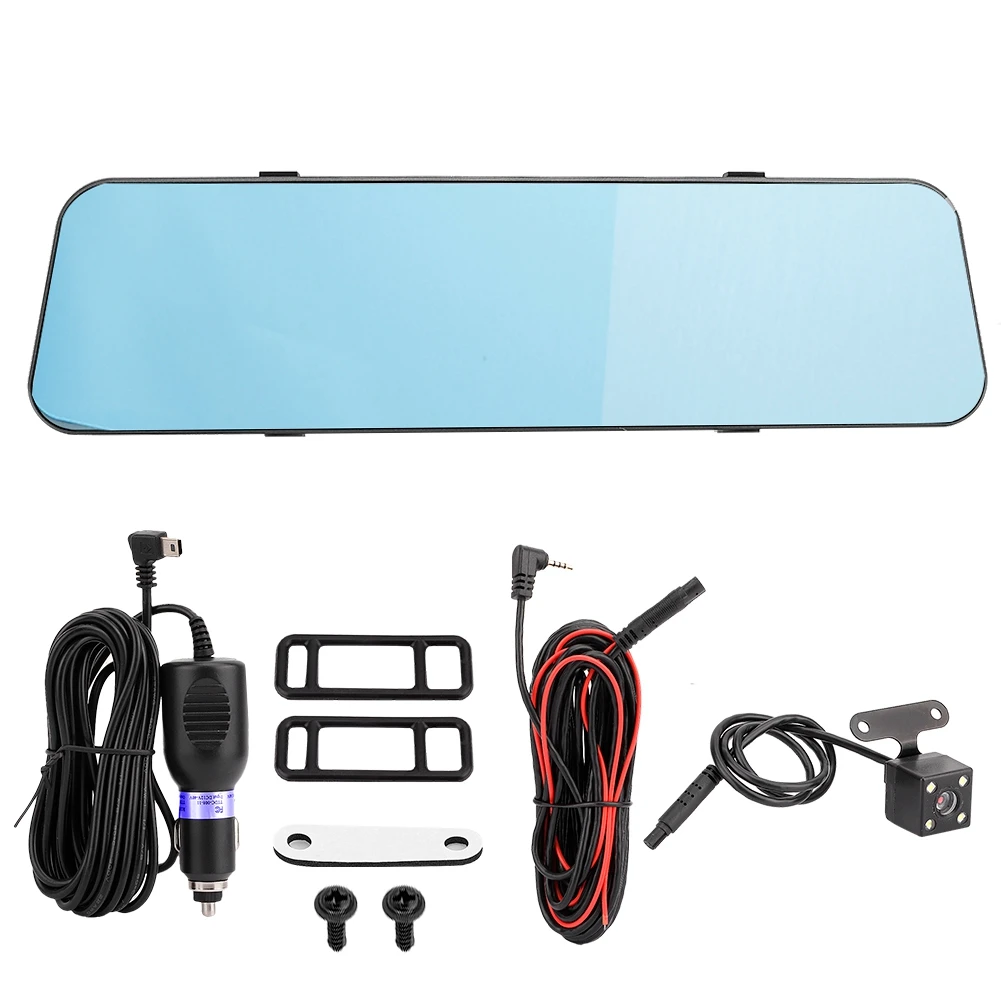 

7.0" 1296P Motion Detection G-Sensor Car Rearview Mirror Camera Driving Recorder