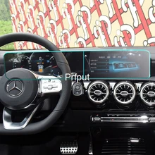 For Mercedes Benz CLA B Class C118 W247 CLA180/200/220/250 2020+ 10.25Inch Car Navigation Screen Tempered Glass Protector Film