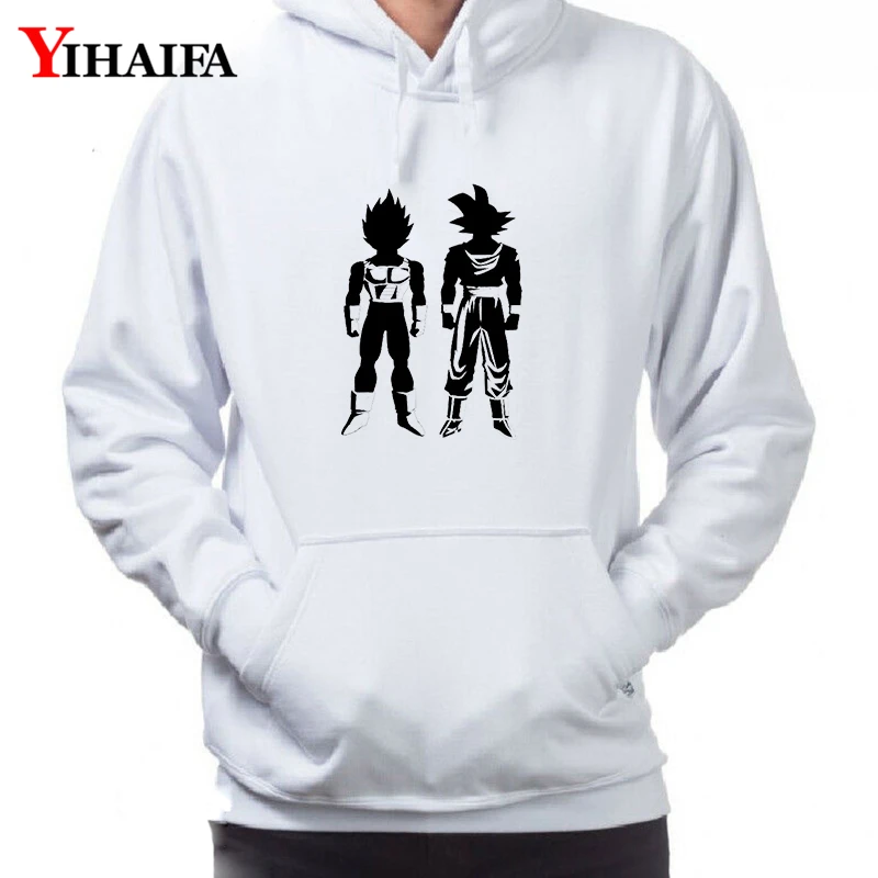 Повседневные мужские толстовки свитшоты драконий жемчуг черный цвет