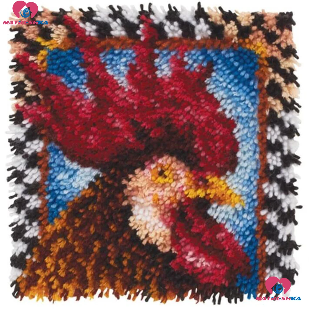 

Diy Latch Hook kits cushion knooppakket tapijten latch hook vloerkleed Printed Canvas Latch Hook Rug Kit crochet kits de tapis