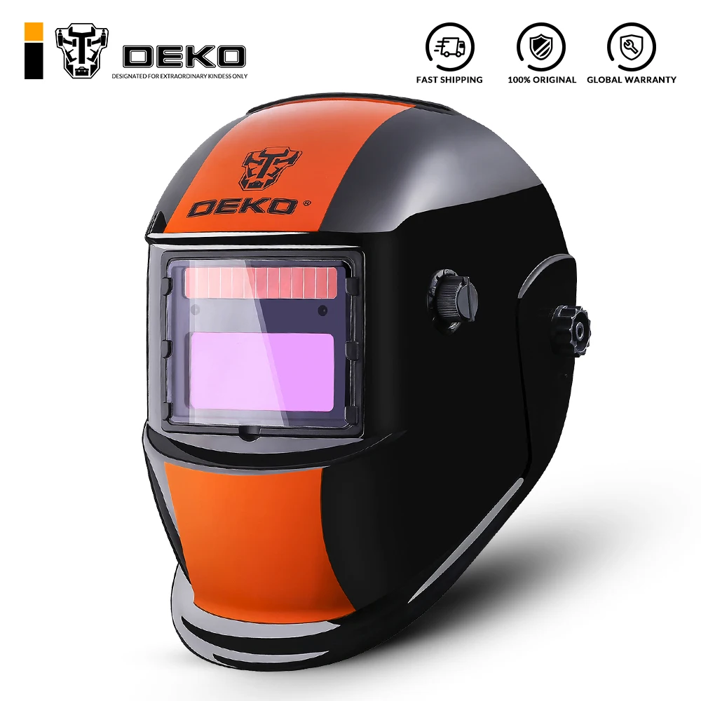 DEKO Orange S Солнечная Авто Затемнение MIG MMA электрическая Сварочная маска/шлем/сварочные линзы для сварочного аппарата или плазменного резака