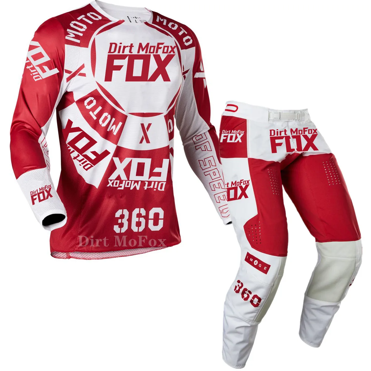 

NOBYL 360 180 Gear Set Dier Mirer Peril Lux Jersey Pants Combo For Honda Motocross MX ATV BMX Dirt Bike Kits Offroad Suit