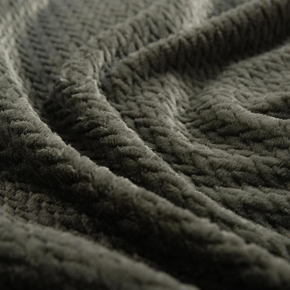 Роскошное мягкое плюшевое одеяло для дивана бархатного флиса удобное легкое