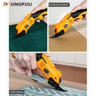 ЕССША электрический ножницы многоцелевой Ткань Кожа Сукно для резки беспроводные платные Шлепанцы из ткани в клетку ручной ножницы