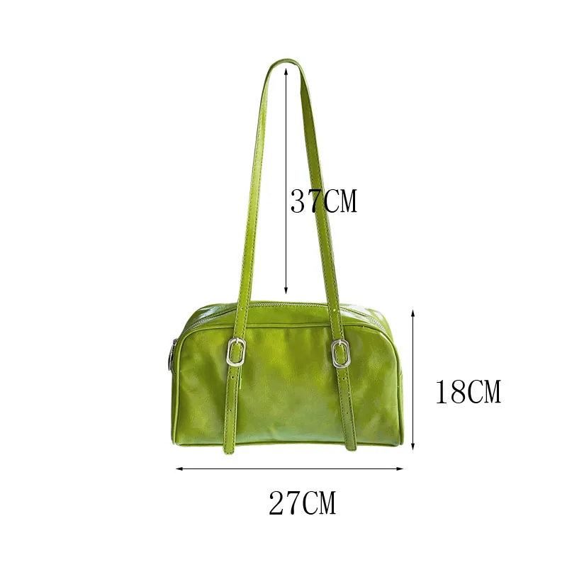 

Fashion Women's Bag Spring Green Shoulder Bag Small Group Leisure Armpit Bag South Korea ins Bag 2021 New Versatile Commuter Bag