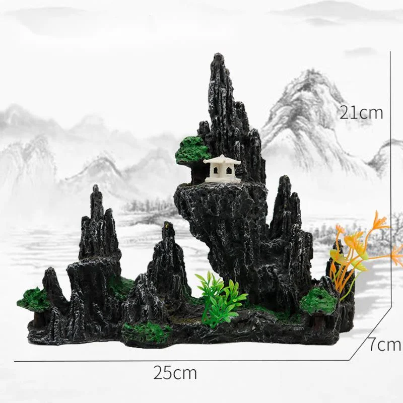 

Resin rockery ornaments aquarium decoration landscaping fish tank accessories artificial crafts water landscap home accessories