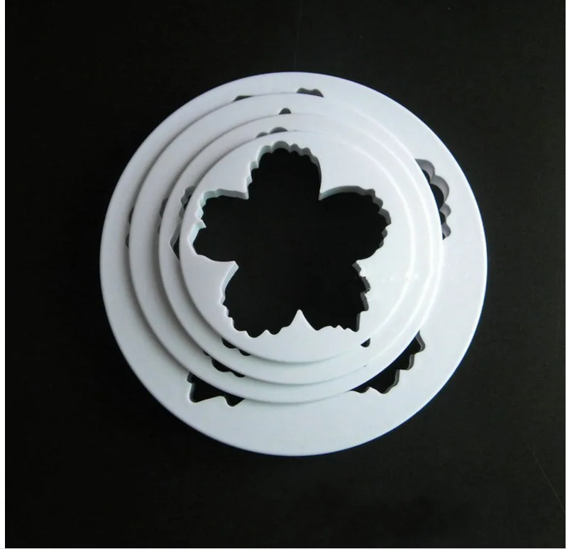 4 шт./компл. инструмент для резки роз инструменты помадки торта формы пиона