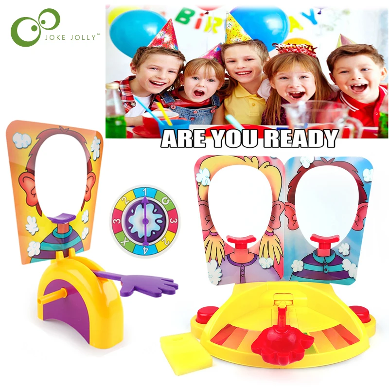 Торт крем пирог на лице семейная Вечеринка Веселая Игра Смешные гаджеты