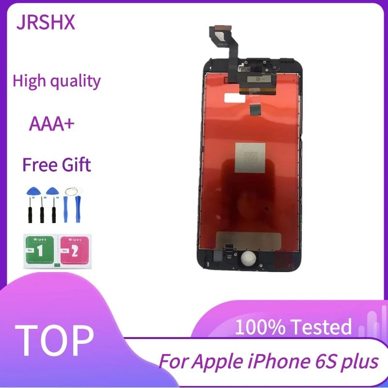 

ЖК-дисплей с сенсорным экраном и дигитайзером в сборе, качество AAA, 100%, для iPhone 6S Plus, бесплатная доставка