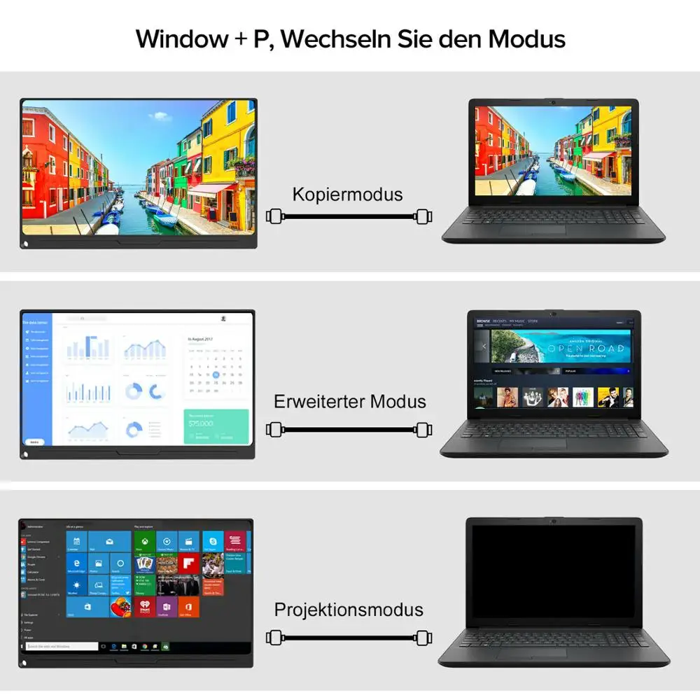 Новинка 2020 Ультратонкий портативный монитор FHD 15 6 дюйма HDR IPS экран 1920x1080 USB Тип C HDMI