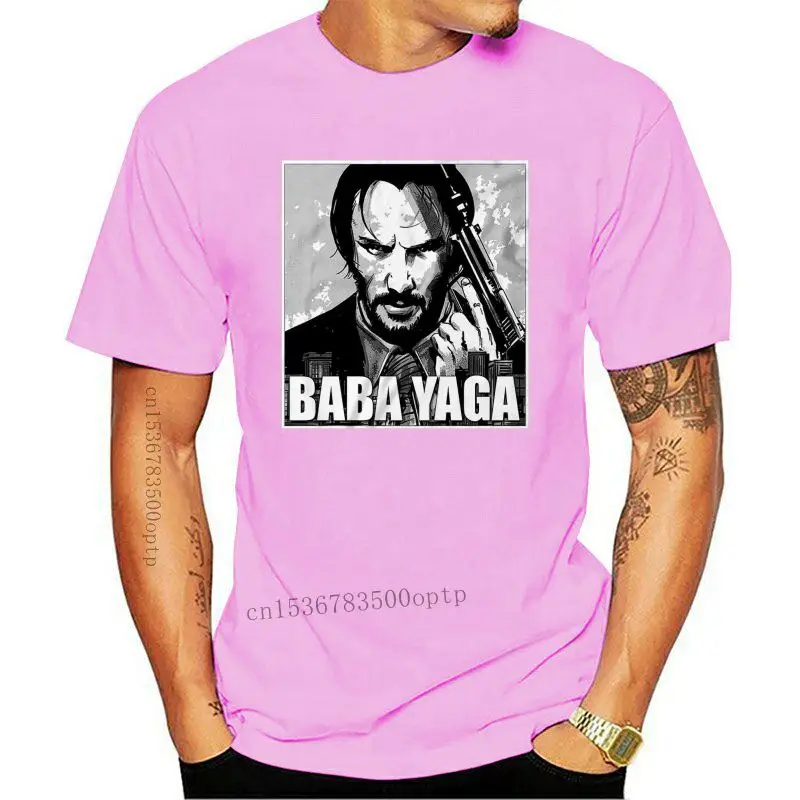 

Дизайнерская рубашка на День отца Baba Yaga Wick, мужская и женская модная футболка унисекс с мотивом фильма John, бесплатная доставка