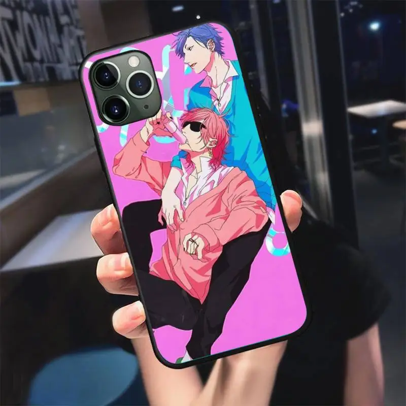 

Yarichin bitch Club Anime Phone Case For Black-Iphone 5s 6 6s 7 8 11 12 X Xs Xr Pro Plus Max Mini Fundas Cover