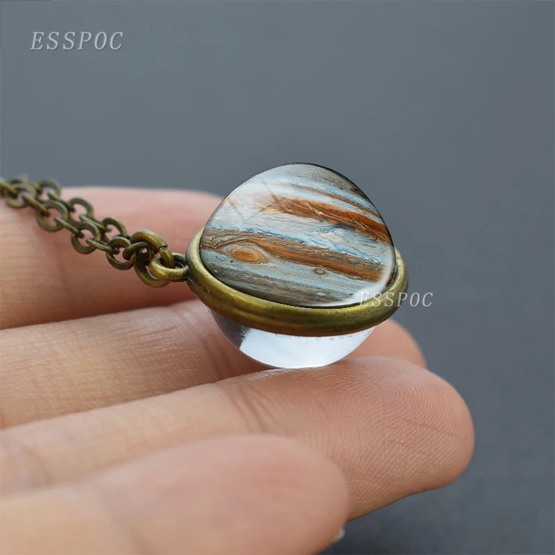 Ожерелье Юпитер солнечная система планета стеклянный шар ожерелье земля Луна