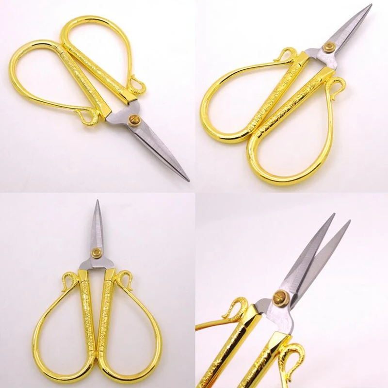 Ножницы из нержавеющей стали для ручной работы золотые швейные изделия