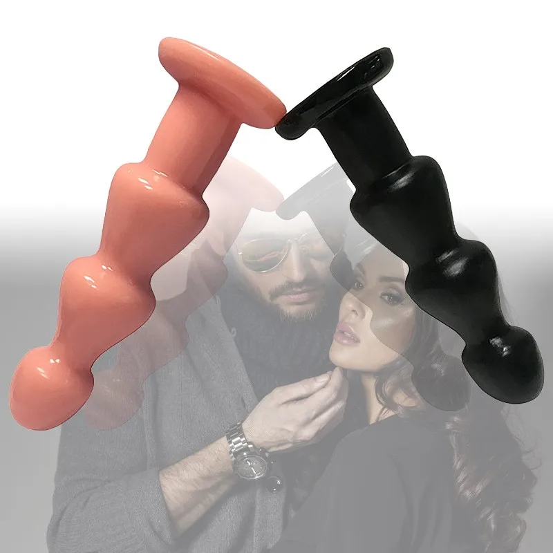 Анальные бусины в форме пагоды Анальная пробка Мужская мастурбация массажер