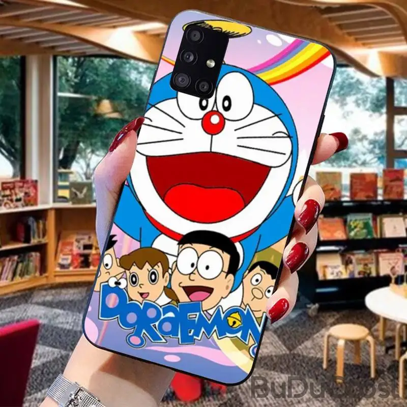 

Cartoon cute Doraemon Cat Phone Case For Samsung Galaxy A21S A01 A11 A31 A81 A10 A20E A30 A40 A50 A70 A80 A71 A51