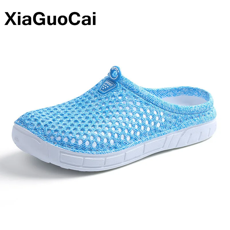 Summer Women Slippers Clogs Breathable Beach Sandals Female Home Slippers Waterproof Anti-Slip Flip Flops For Women Big Size