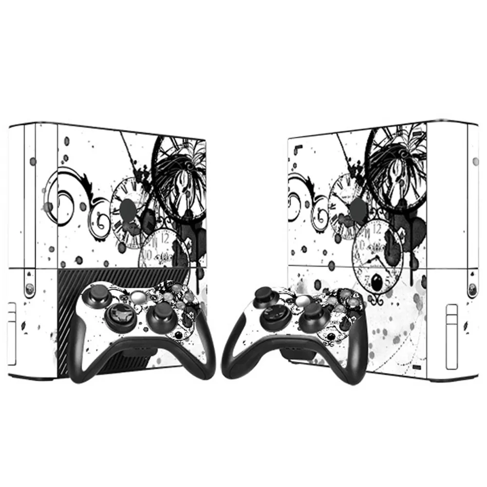 Новый дизайн наклейки виниловые для Xbox 360 E консоль + 2 шт контроллеры на кожу |