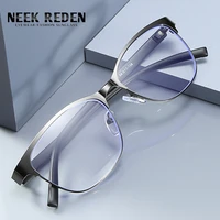 men stainless steel frame reading glasses retro anti radiation presbyopia reader with diopter 0 5 1 25 3 25 4 5 5 0 6 0