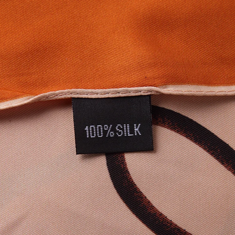 Женский саржевый шелковый шарф роскошный брендовый квадратный в европейском