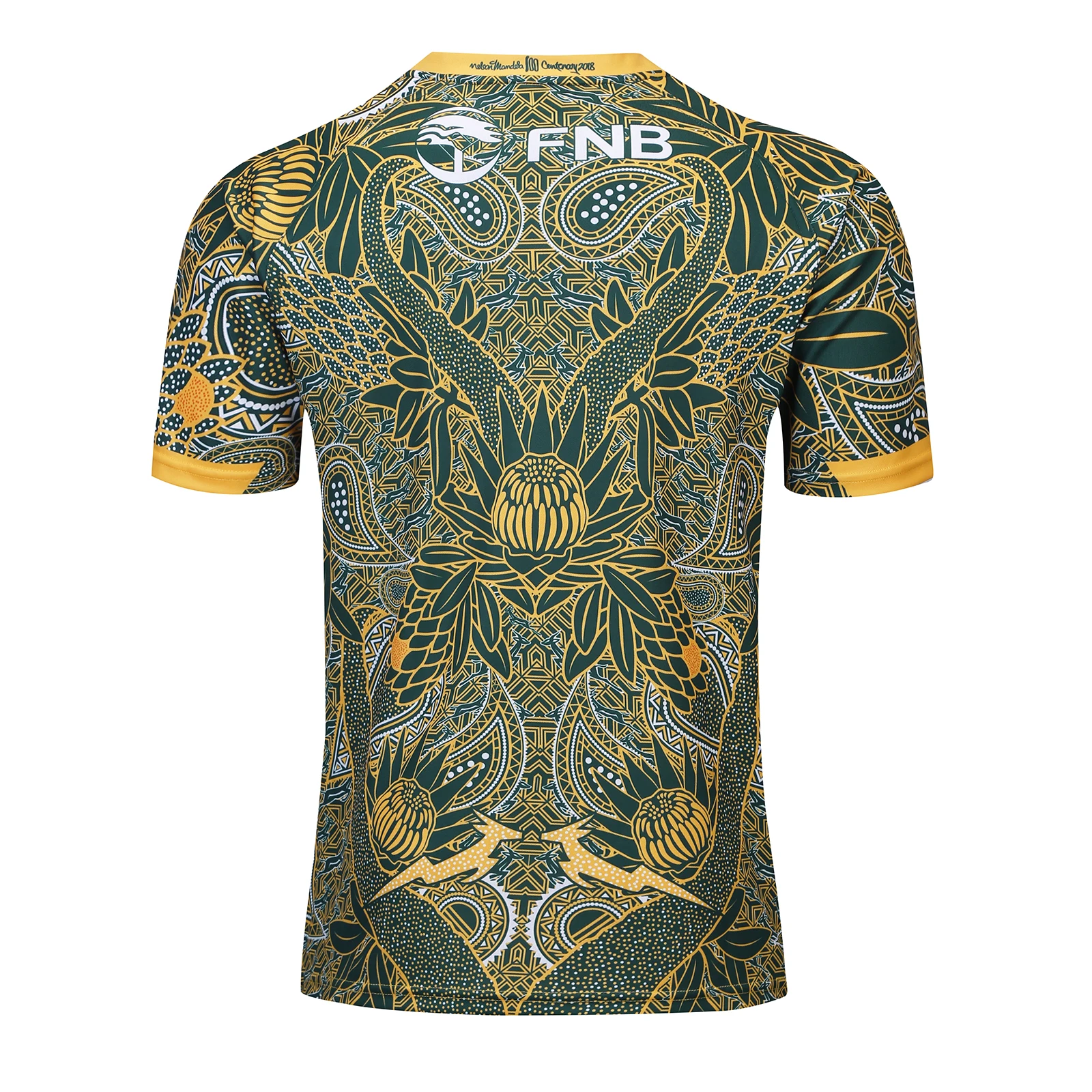 

RESYO FOR South Africa Centennial Edition Men's Rugby Jeraey Sport Shirt S-3XL