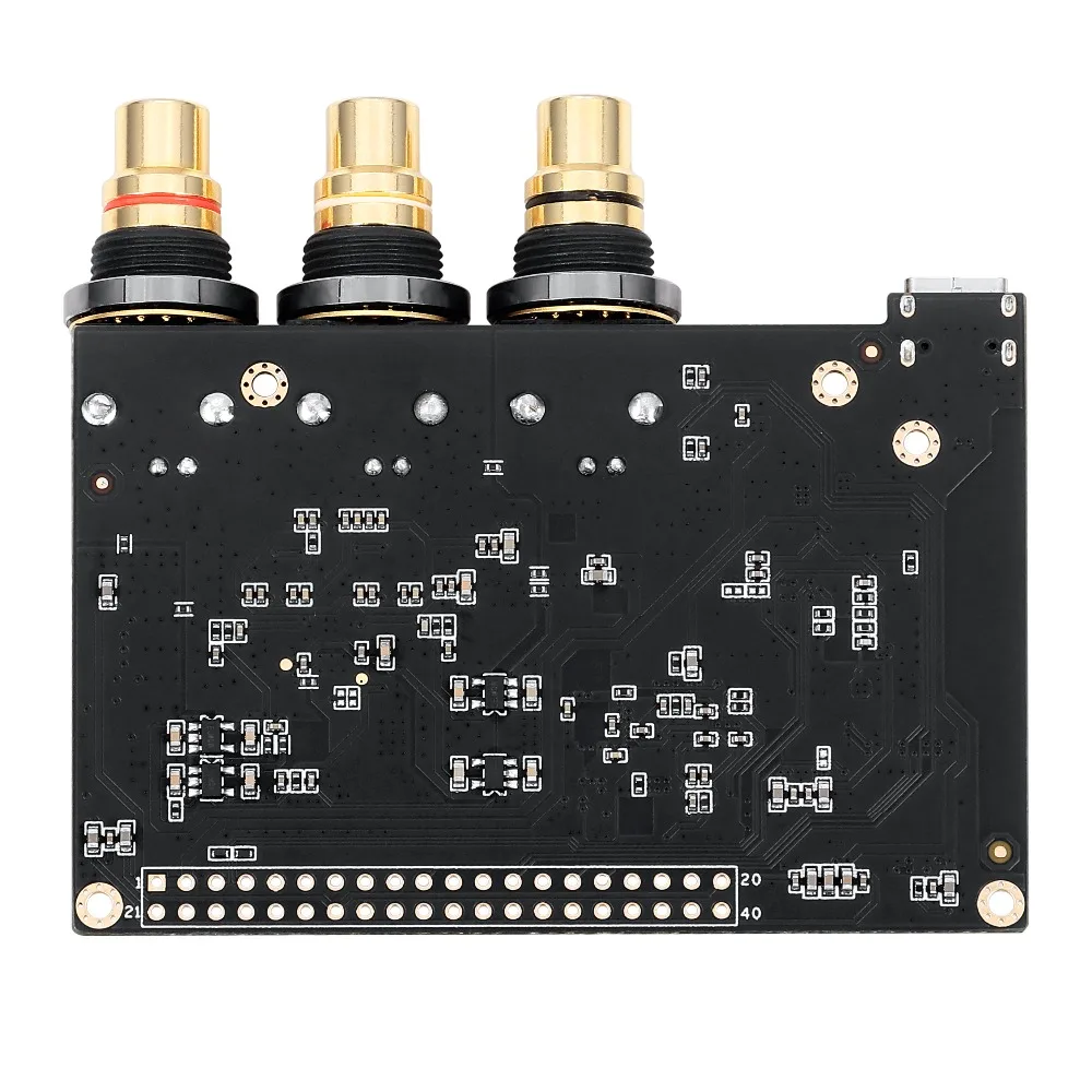 Khadas Tone Board ES9038Q2M USB DAC плата разработки аудио высокого разрешения с XMOS XU208-128-QF48 |