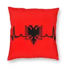 Наволочка для подушки с флагом Албании, 40x40 см
