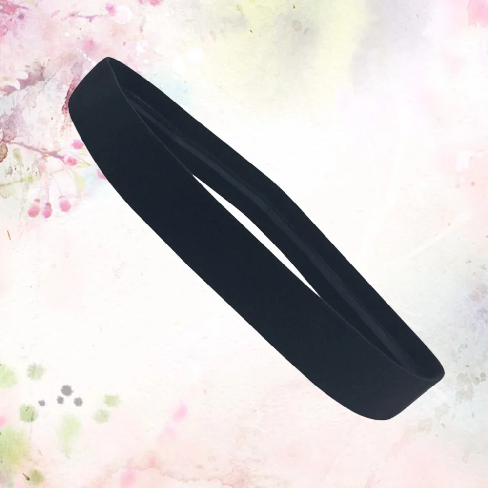 

5PCS Unisex Sports Headband Elastic Yoga Hairbands Anti-slid Head Wrap for Running Fitness (Black/White/Green/Blue/Red)