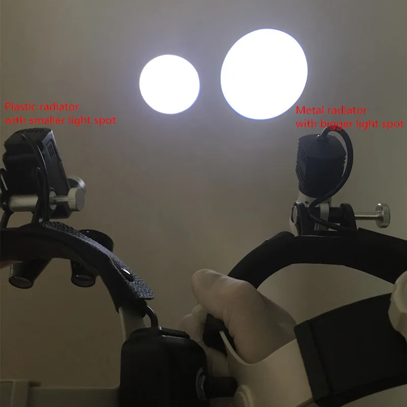 Высокая Мощность Беспроводной 5 Вт Светодиодный медицинский головной светильник