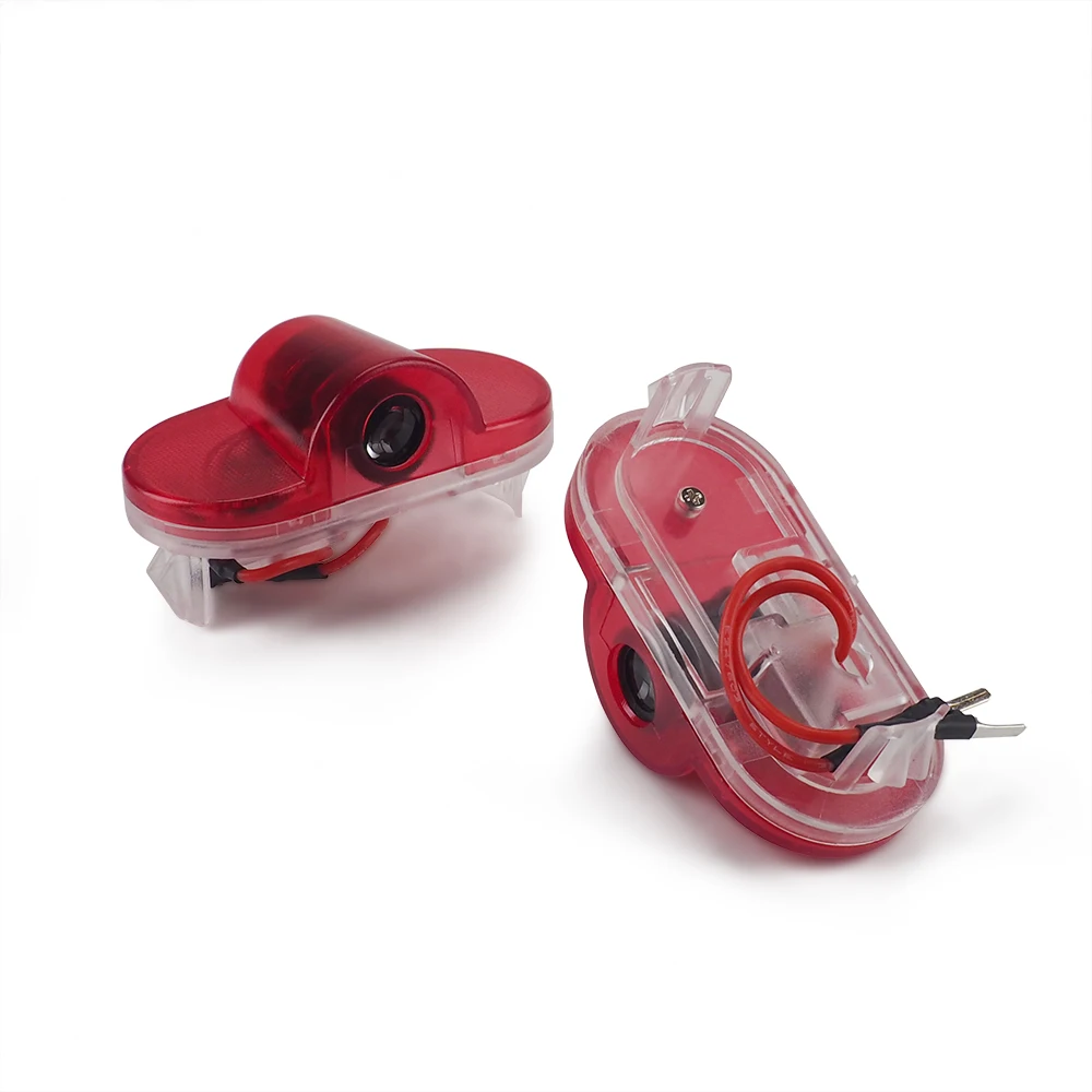 2 шт. Светодиодные Автомобильные дверные фары с логотипом для VW Golf Caddy Lavida Touran Bora