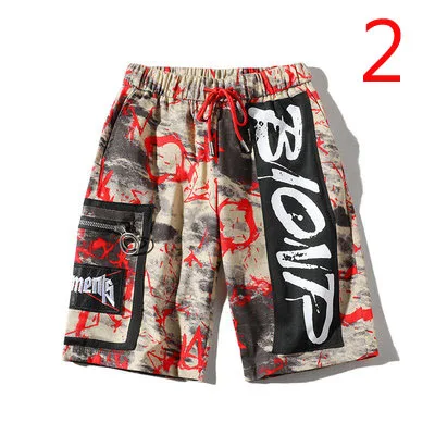 

Summer loose casual pants straight five-point pants tide brand tooling shorts men's new