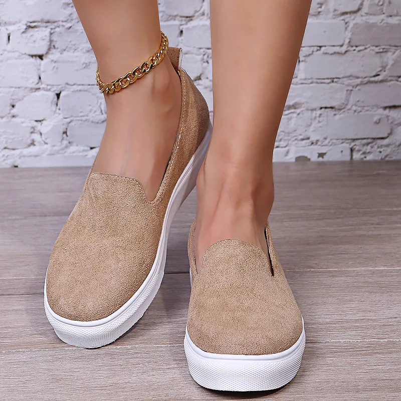 

2021 Women's Sneakers Overwear Platform Sneakers Women's Breathable Vulcanized Shoes Loafers Spring and Autumn Plus Size36-43