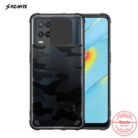 rzants for oppo a54 case soft camouflage lens camera protect shockproof slim crystal clear cover