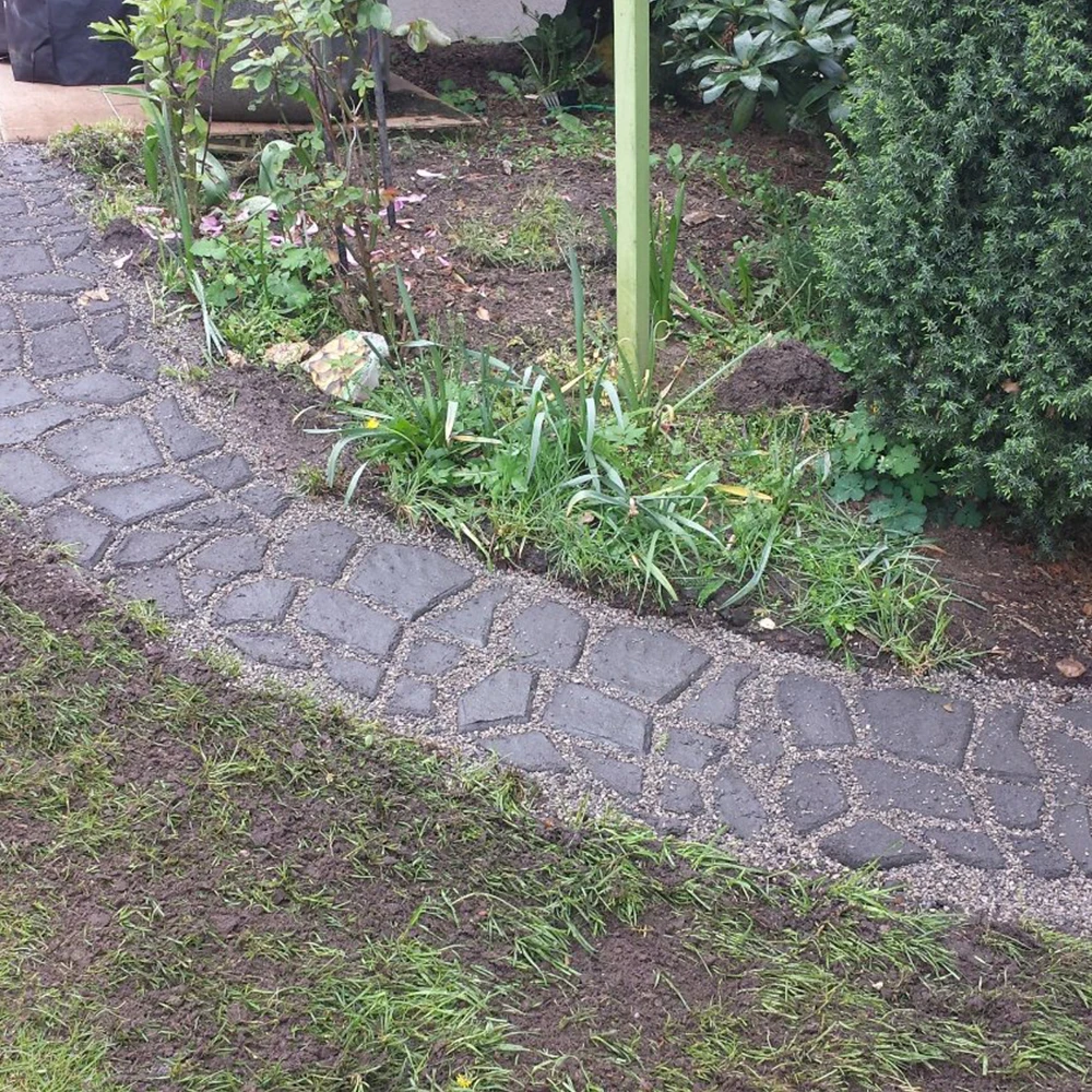 Форма для мощения форма создания кирпичной дороги сделай сам лужайки бетона сада