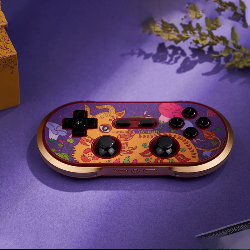 2021 8BitDo New Year Limited Edition Controller for Switch Windows macOS Steam Android N30 Pro2 Wireless Bluetooth Gamepad