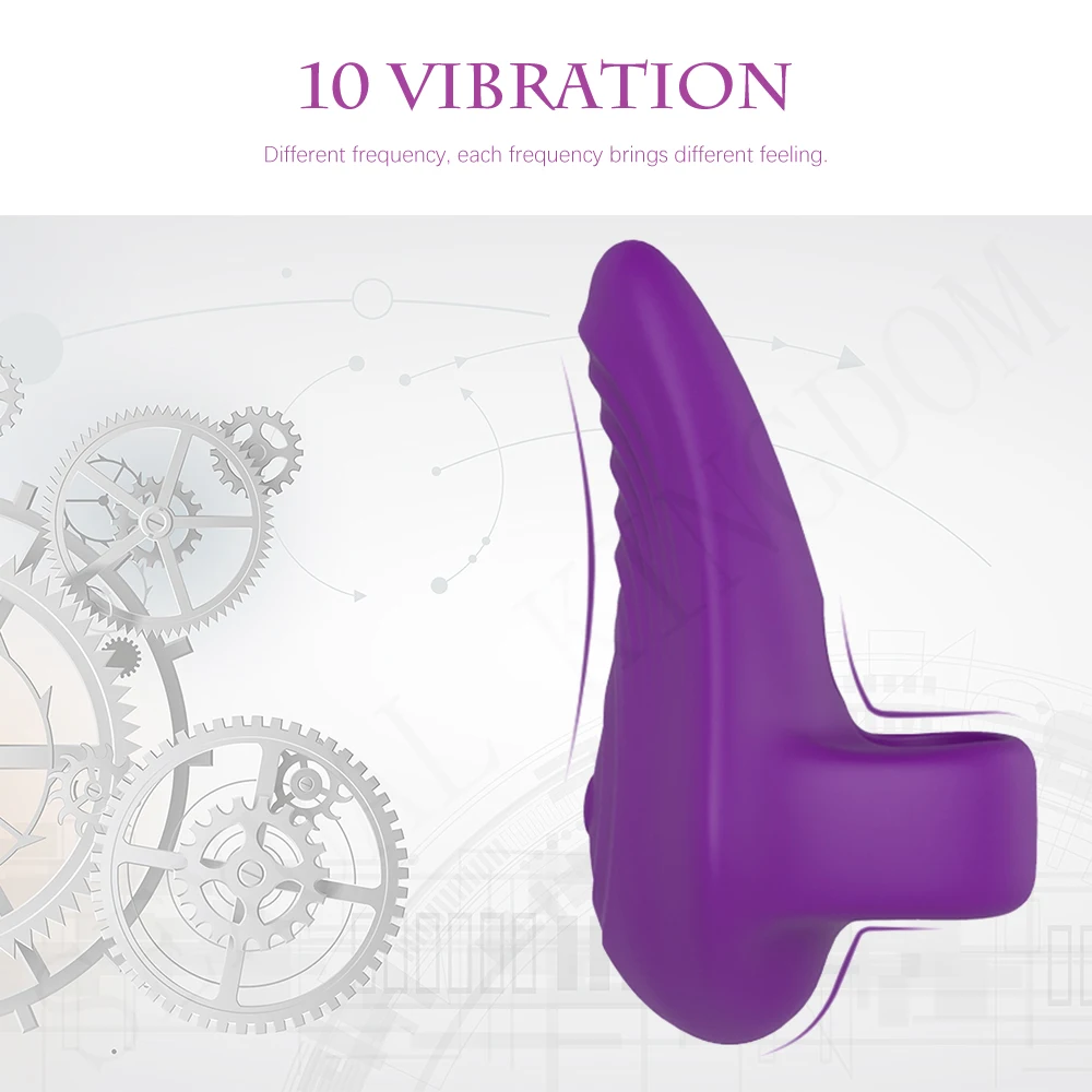 Палец рукав вибратор силиконовые соски массажер G-spot Стимулятор клитора Женский