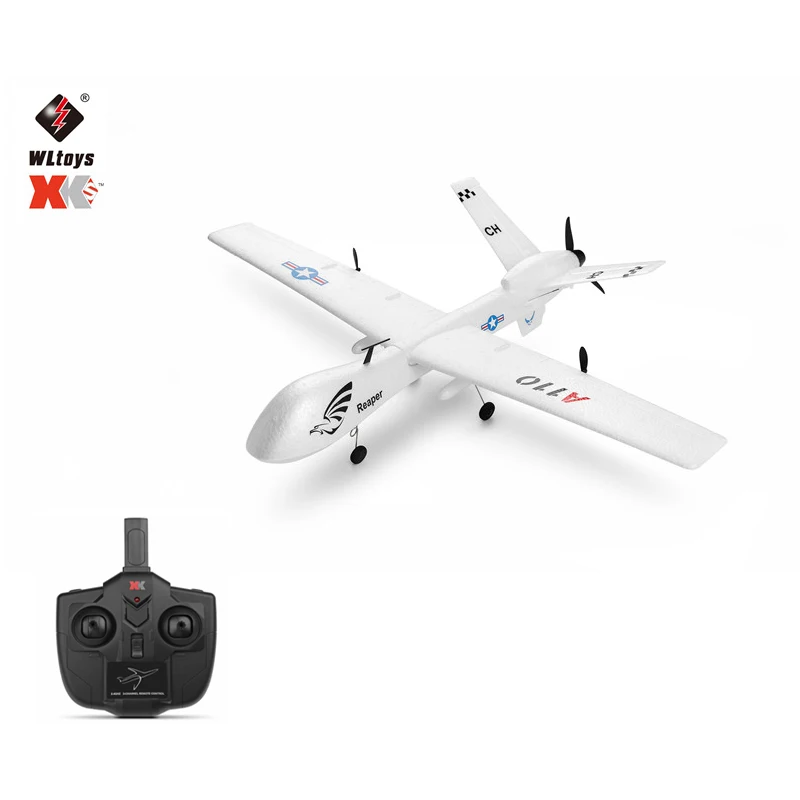 Wltoys A110 3CH мини Радиоуправляемый Дрон 530 мм размах крыльев EPP RC FPV гоночный самолет
