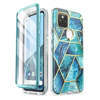 for google pixel 4a 5g case 6 2 inch 2020 i blason cosmo full body marble glitter case cover with built in screen protector