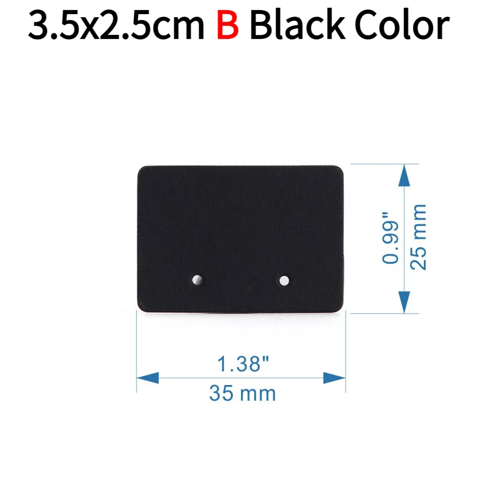 

50 шт. Ожерелья, серьги, карты, сумка для упаковки ювелирных изделий, органайзер, картон, шпильки, бумажная карта, 6x9 см