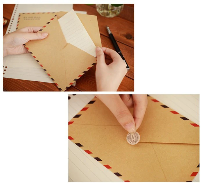 Винтажные коричневые конверты из крафт бумаги бумажные коричневого цвета 11x16 2 см