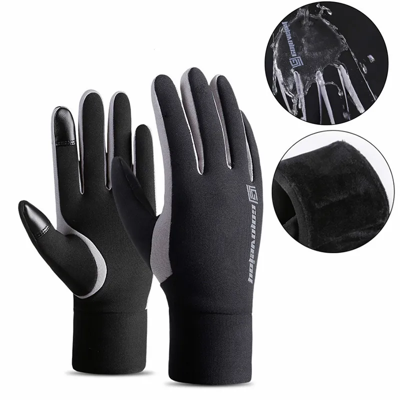 Новые модные перчатки с сенсорным экраном спортивные для бега на открытом