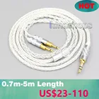 8-жильный посеребренный кабель для наушников 2,5 мм 4,4 мм XLR 3,5 мм OCC для наушников Sennheiser HD700 LN006556
