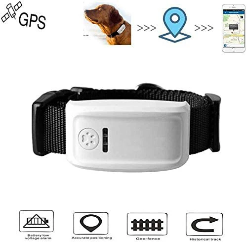 Jayzod Dog GPS Tracker Pet Finder Dog Collar Locator Smart Pet GPS Tracker Remote Tracker GSM/GPRS/GPS Long Standby Tracking
